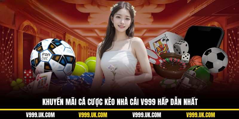 Khuyến mãi cá cược kèo nhà cái V999 hấp dẫn nhất năm 2025