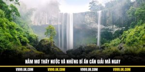 Nằm Mơ Thấy Nước Và Những Bí Ẩn Cần Giải Mã Ngay